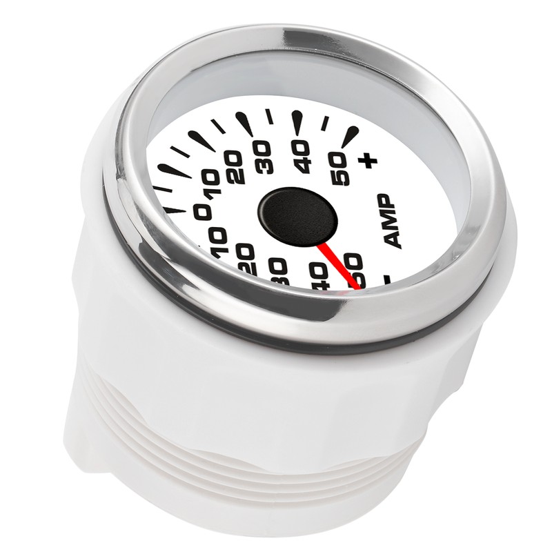 50A Ammeter AMP Gauge LCD Display Stepper Motor Ampere Meter