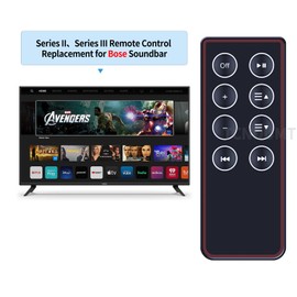 TCNOUMT Soundbar Remote Control Compatible for Bose SoundDock Series II 2 III 3 or Bose SoundDock Portable Stereo Speaker Remote Control