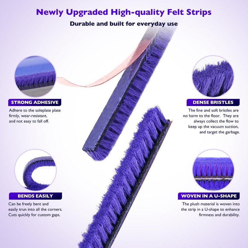 UP30 Soleplate Felt Strips Compatible with Dyson Ball Animal 3