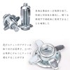 BRIIKPP Rivet Nuts (M4x20) Petal Nuts Expansion Nuts for Hollow