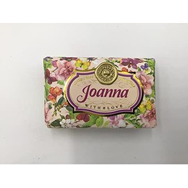 Joanna - Gift Soap Bar For Her Birthday Rose Scent Mum Grandmother Cleanser Lather Present Girl