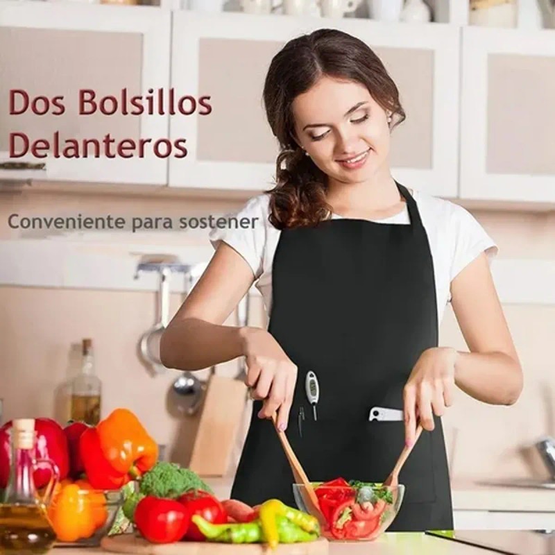 10 Pzs Mandil Delantal Para Chef Meseros Barbería Pintores