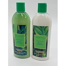 2Shampoo & Conditioner WAIKIKI BEACH COCONUT bath body set 16 oz