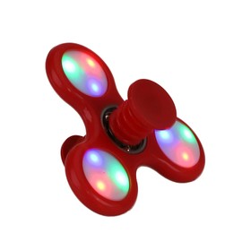 Toyland Spinnerooz Red Light Up Hand Spinner Novelty Toy - Fidget Spinner - 5 in 1 - Jump, Bounce, Spin