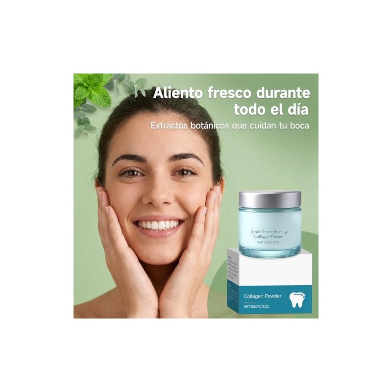 Polvo de Colgeno para Encas, Colgeno en Polvo para Dientes,