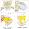 12 Pieces Rubber Seals Rings for Glass Jars, Airtight Silicone