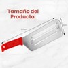 Cuchillo Triturador Repollo Verdura Doble Hoja Acero Inoxidable, 1pz Negro