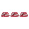 3Pcs Diamond Grinding Shoes 30 Grits Trapezoid Concrete Floor Cutting