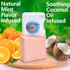 Coconut-Oil Infused Woven Dental Floss,Deep Clean Natural Vegetable Waxed Floss,Extra