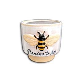 Grandma to Bee Succulent Planter, Pregnancy Announcement Gift for Grandparents, Hand Lettered Baby Reveal