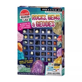 Klutz New - Klutz Maker Lab - Rocks, Gems & Geodes - Ages 8+ | 1 player