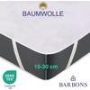 BARBONS Mattress Protector 60 x 120 cm, Pack of 2,