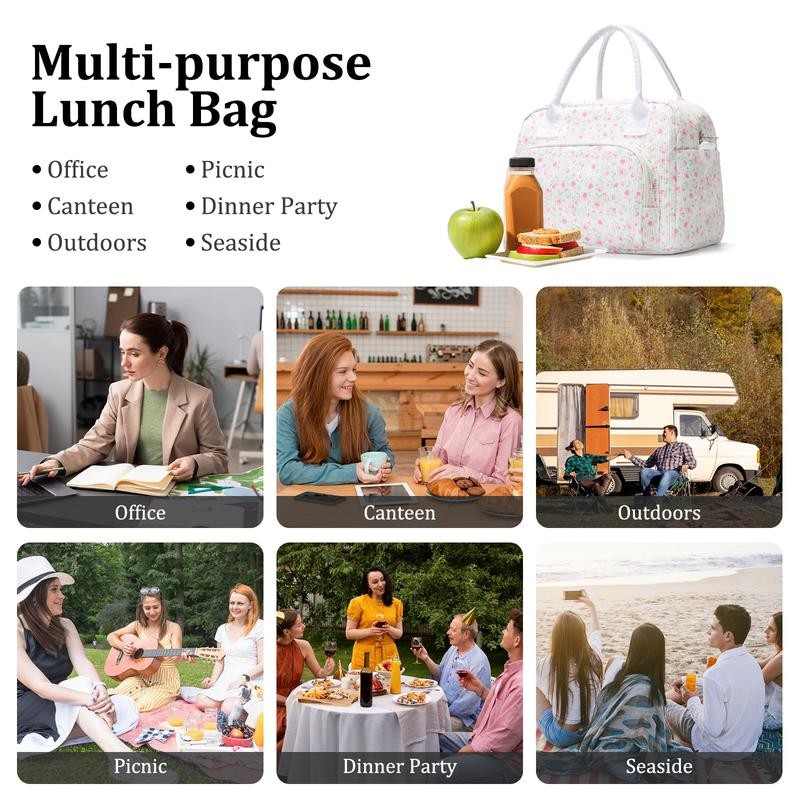 Lunch Bag for Women Men 11 L Large Insulated Reusable