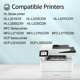 greencycle Compatible Toner Cartridge Replacement for Brother TN227 TN227BK to use with HL-L3290CDW HL-L3210CW MFC-L3750CDW MFC-L3710CW DCP-L3550CDW Printer (Black, 2-Pack)