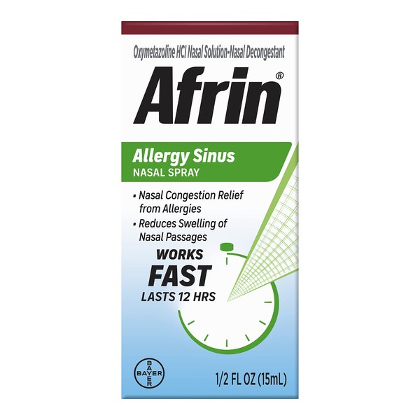 Afrin Allergy Sinus Nasal Spray - Fast and Powerful Nasal