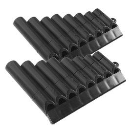 Sosoport 2pcs Pan Flute Musical Compact and Lightweight Instrument for Beginners Develops Musical Skills Anywhere for Students