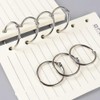 20Pack1.8 Inch Diameter Book Loose Leaf Binder Rings Key Keychain