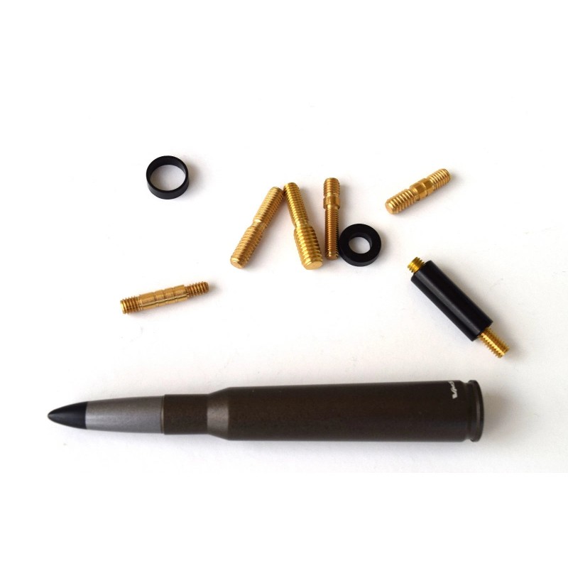 vms racing BRONZE 50 CALIBER BULLET STUBBY ANTENNA FOR 95-16