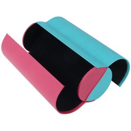 Paule & Knopf Trendy Double Glasses Case Duett Voyage with Magnetic Closure in Various Colours, Turquoise-Pink