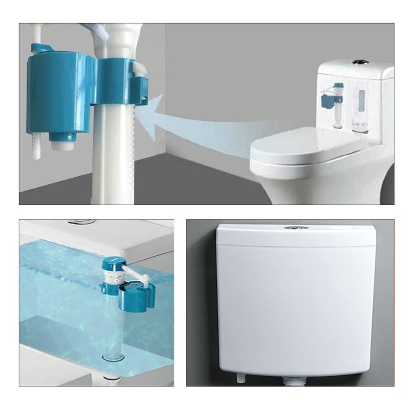 Toilet Fill Valve,Toilet Flush System Replacement Lightweight Float Flush Valve