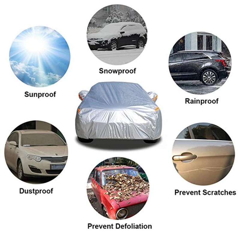 NEVERLAND Full Sedan Car Cover Waterproof All Weather Dust Sun