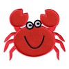 PatchMommy Crab Iron On Patch - Appliques for Kids Children