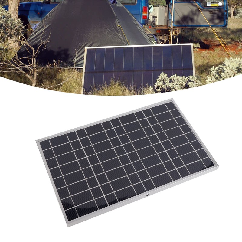 Kit de Panel Solar, Panel Solar Fotovoltaico Ecol¨®gico 30W Port¨¢til
