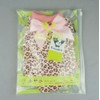 Fitwarm Leopard Ribbon Soft Velvet Dog Pajamas for Pet Dog
