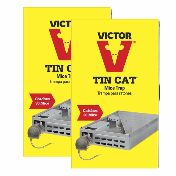 Victor Tin Cat Mouse Trap For Catch and Release -