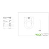 YXQ 22x27x1.5mm Copper Crush Washer Flat Ring Seal Gasket Fitting