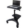 Aidata Ergonomic Sit-Stand Mobile Laptop Cart Work Station with Printer