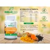 Cápsulas Cúrcuma Jengibre Pimienta Negra Botes Sabor