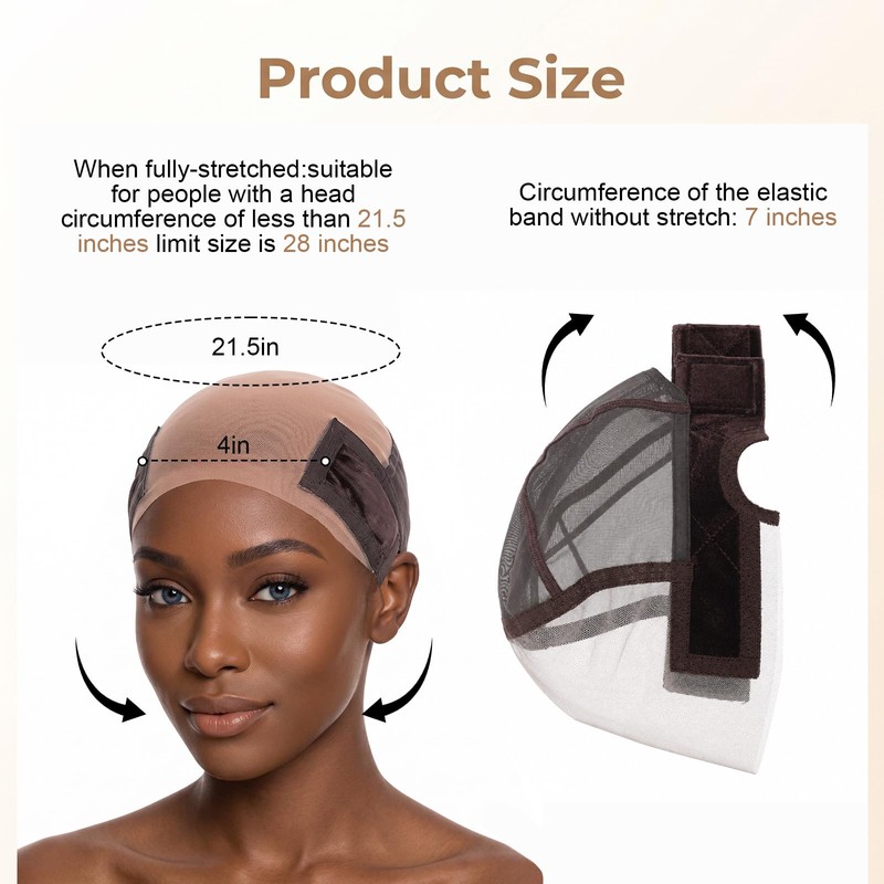 Wig Grip Cap for Glueless Wigs, Wig Caps for Women