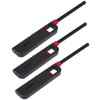 3 Pack BBQ Grill Lighter Refillable Butane Gas Candle Fireplace