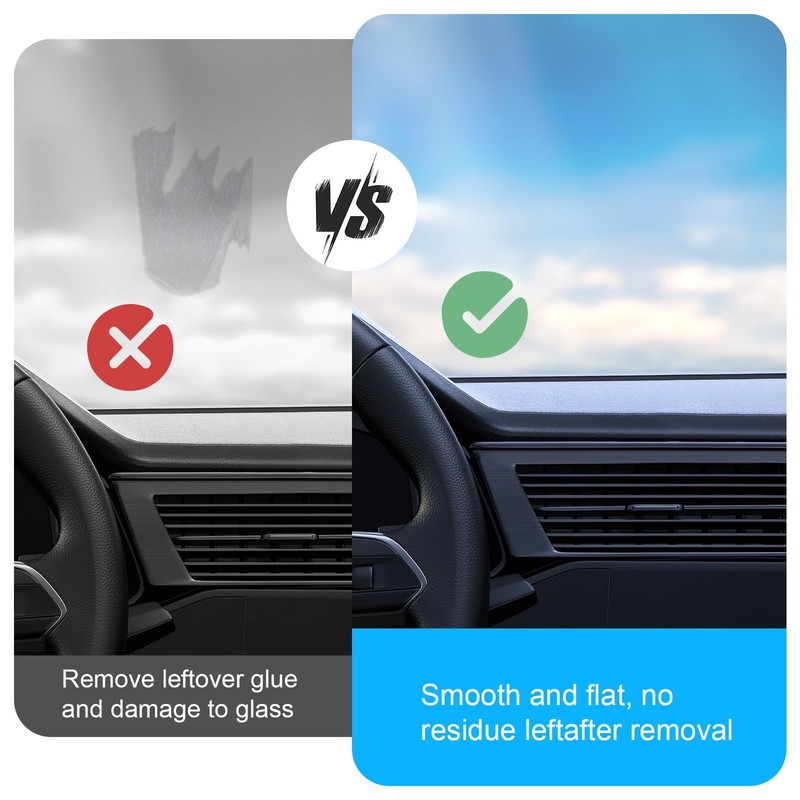 Heclia Electrostatic Sticker Mounting Dash Cam 20 PCS Double-Sided Adhesive