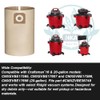 16-20 Gallon Wet/Dry Shop Vac Bags: CMXEVBE17595, CMXEVBE17596, Part# 38749