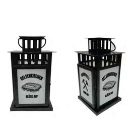 Laterne Gelsenkirchen Ruhrpott Bergbau Stadion Fußball Metall Glas Glück auf