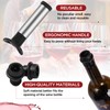 Wine Saver with 24 Stoppers, Resealable Wine Stopper, Wine Preserver,