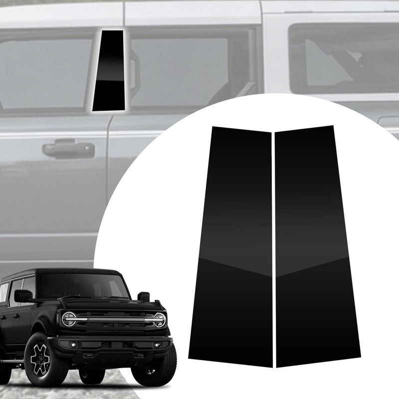 SKYLOTEC Window Pillar Cover Sticker for Ford Bronco 2021-2026 Accessories