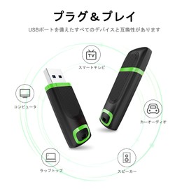 Vansuny 64GB USB 3.0 5 Pack Rash Drive Cap Compact Ultra Speed USB Flash Memory (5 Colors: Blue, Green, Red, Orange, Light Blue)