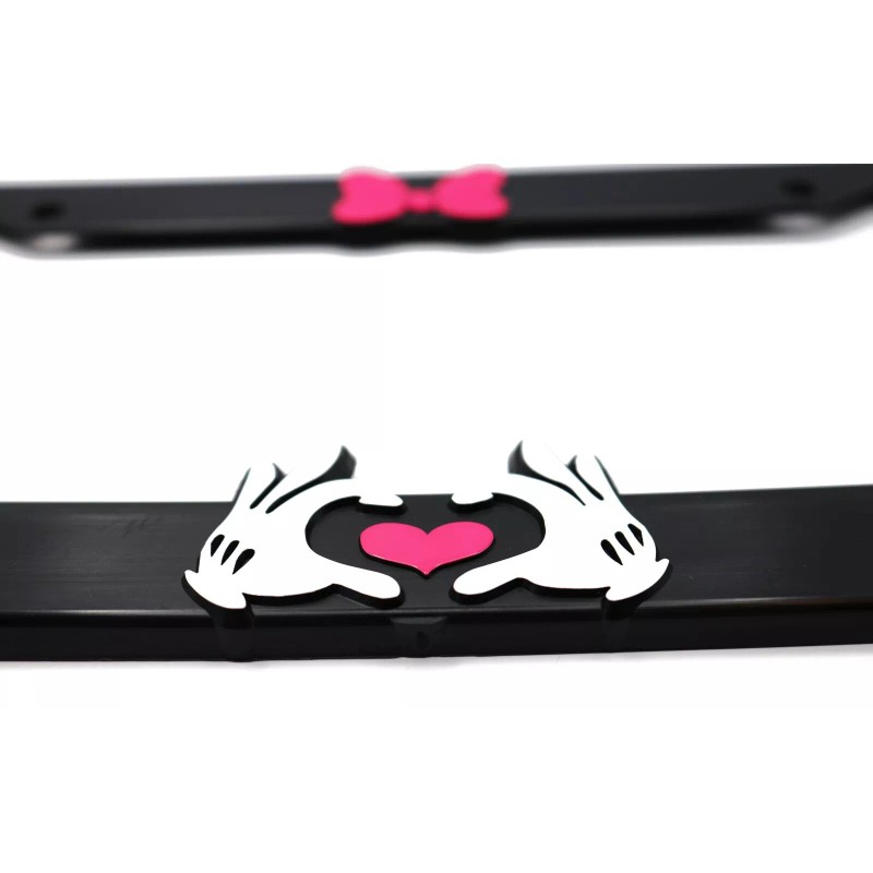 LP Frameworks Minnie Bow 3D Raised License Plate Frame