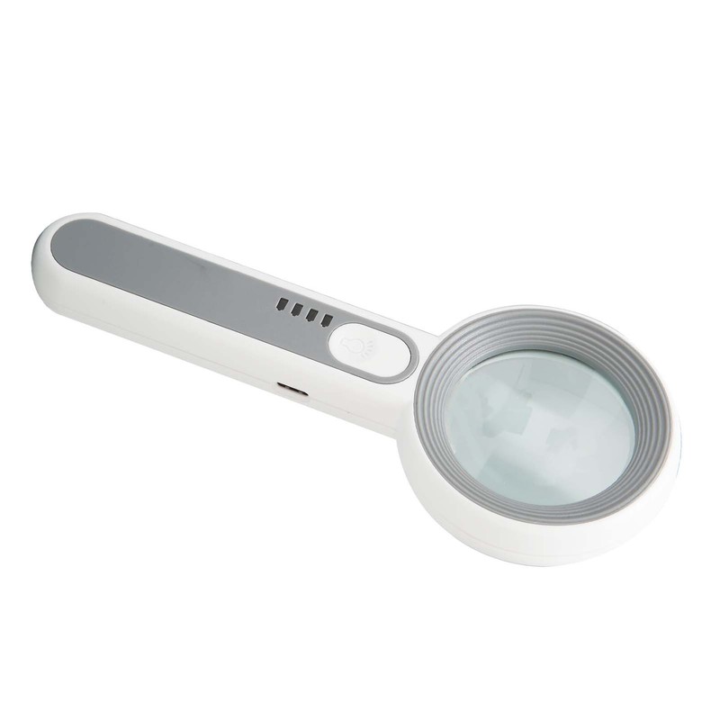 Magnifying Glass with Light 12 LED 5X Handheld 3 Brightness