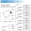 Ceiling Fan 3 Speed Switch ZE-268S6, 4 Wire Fan Pull