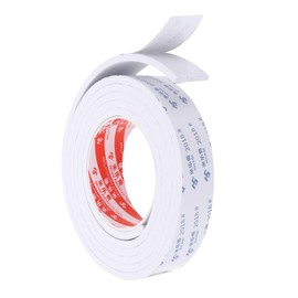 PATIKIL 2m/6.6ft Sealing Foam Tape, 3cm Wide 5mm Thick Single Sided Weather Stripping Door Seal Strip for Window Door Insulation, White