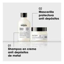L´Oréal metal detox serie expert shampoo 300ml mascara 250ml