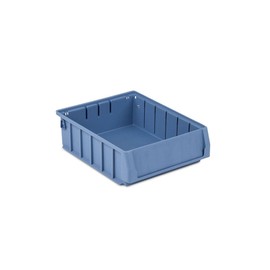 PROREGAL Economy Set 10 x Shelf Boxes 300 BN with Label and Protective Cover H x W x D 9 x 23.4 x 30 cm 4.4 Litres Storage Box Assortment Box Small Parts Box