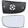 Driver Left Side Mirror Replacement Lower Glass with Plate fit