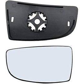 Driver Left Side Mirror Replacement Lower Glass with Plate fit Ford Transit 150 250 350 from 2015-Onward