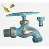 Decorative Solid Brass Starfish Garden Outdoor Faucet with a Brass