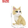 Larcele Cat Micro Building Blocks Animal Set, DIY Mini 3D